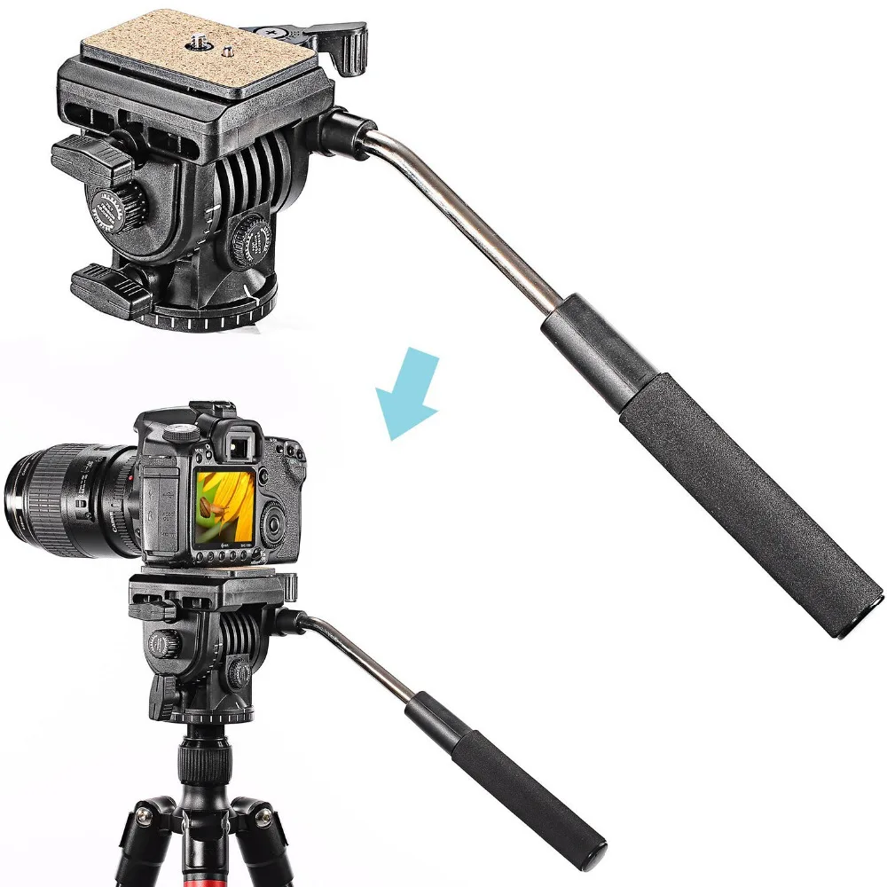 Neewer Профессиональная Гибкая Алюминиевая Головка Камеры для DSLR Камер Canon Nikon