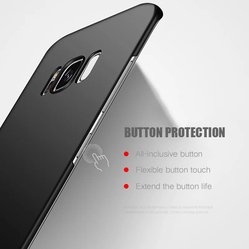 Hard Full PC Case For Samsung Galaxy A9 A7 S9 S8 Plus A6 A8 J4 J6 S6 S7 EDGE NOTE 8 2018 A6+ A8+ 9 Ultra Thin Capa Funda |