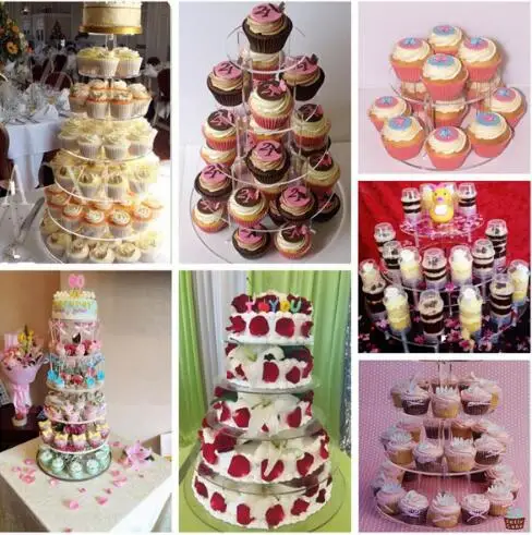 

Акриловая подставка для торта Adeeing, 3/4/5/6 слоев