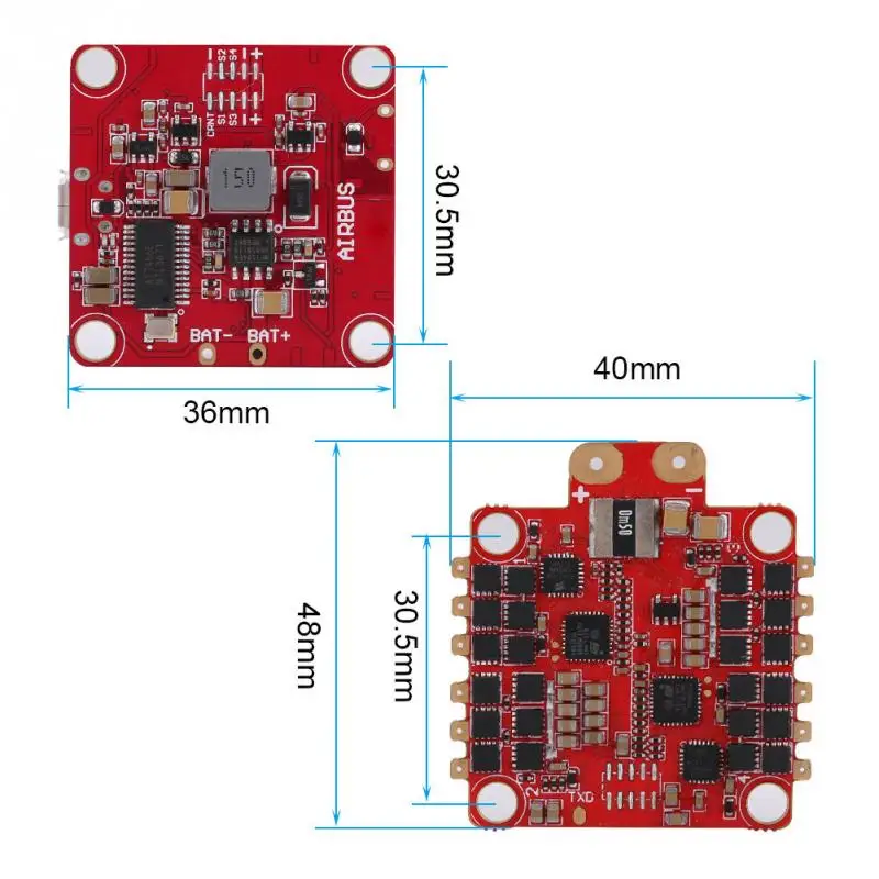 Контроллер полета DinoShot 60A BLHeli32 2018 Plus F460 4 в 1 ESC RC|Детали и аксессуары| |
