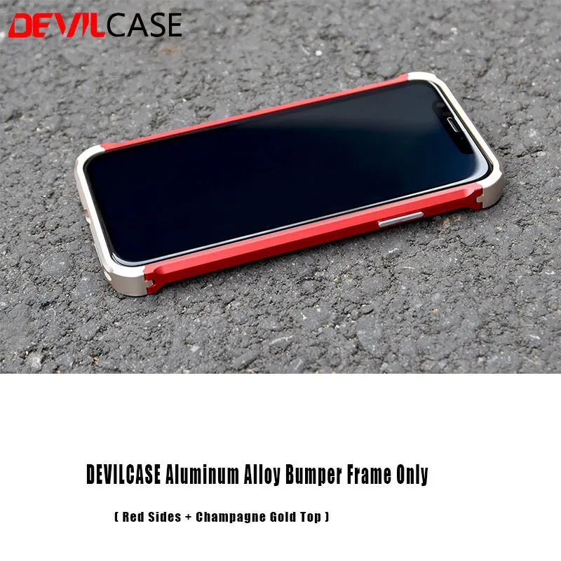 DEVILCASE для iPhone X XS рамка бампер из алюминиевого сплава корпус типа Edition или 3D