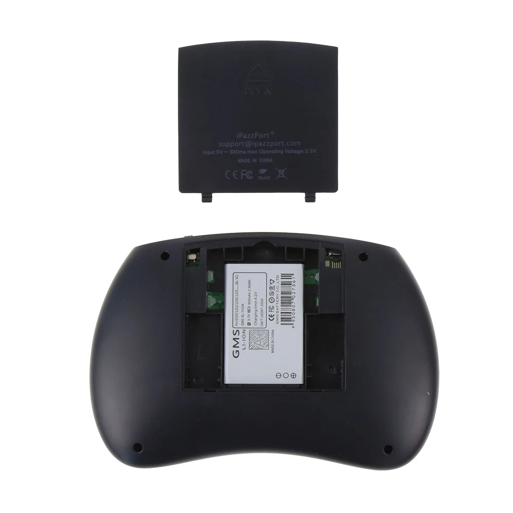 IPazzPort Мини Bluetooth игровой клавиатурой с подсветкой тачпадом Air мышь Точек на дюйм