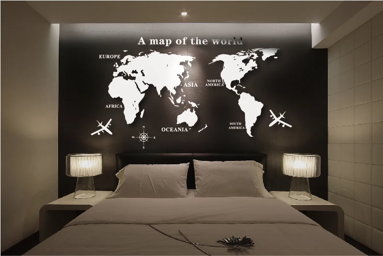 Настенная Наклейка с картой мира Mapa Mundial Wereldkaart Pegatinas Paredes Decoracion Adesivos De Parede Глобус