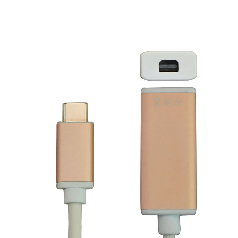 Адаптер USB 3 1 Для Mini DisplayPort DP 1080P с алюминиевым чехлом для MBook ChromeBook Pixel|usb usb|usb usb usbcable