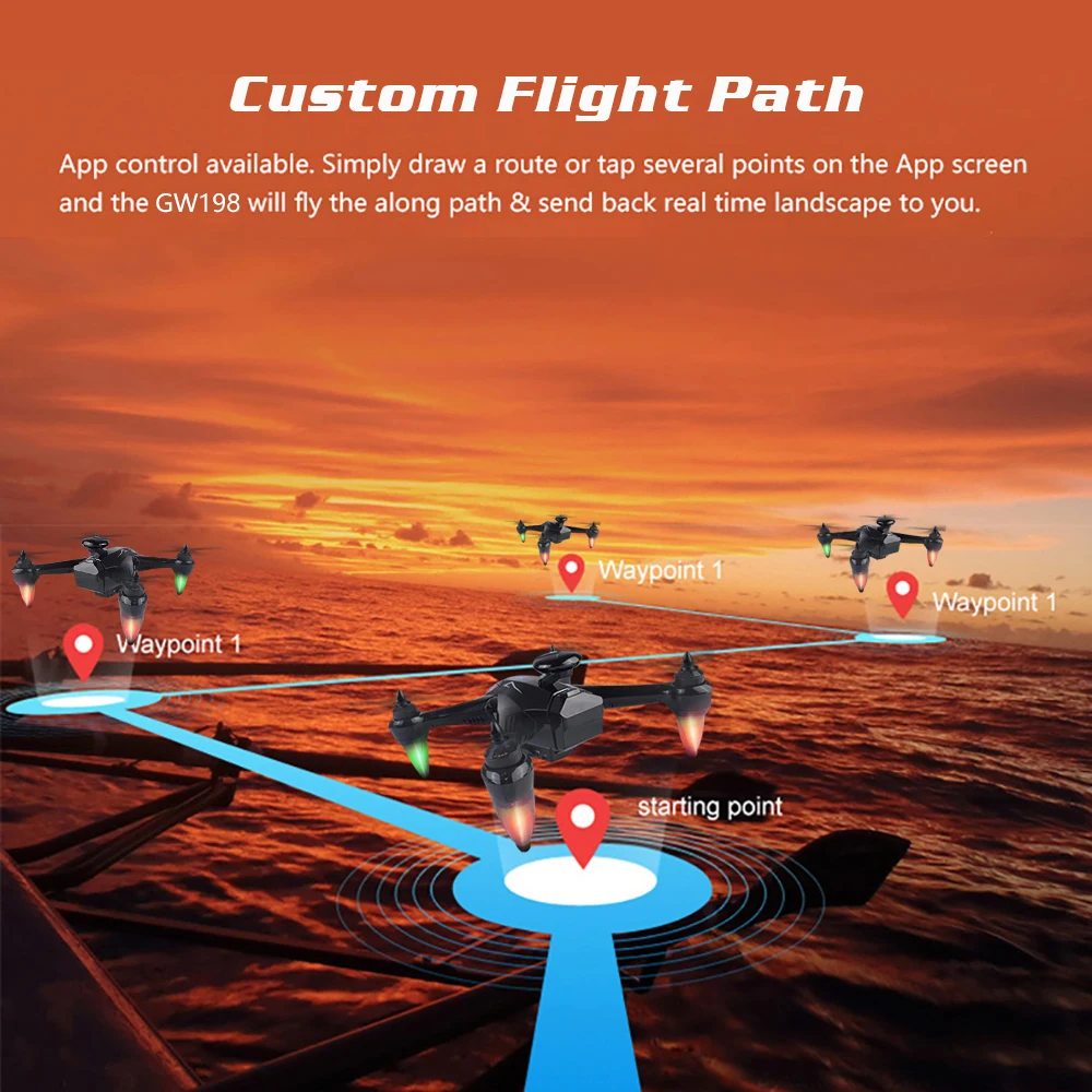Global Drone Ray Профессиональные gps Дроны с камерой HD Follow Me автоматический возврат бесщеточный Квадрокоптер FPV RC Дрон X Pro