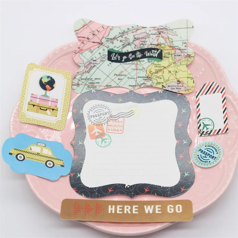 32 шт Let's Be Travelers бумажные наклейки для скрапбукинга Happy planner/поделки DIY/украшение