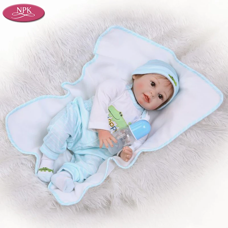 NPK Реалистичная кукла для новорожденных мальчиков с большими глазами девочек