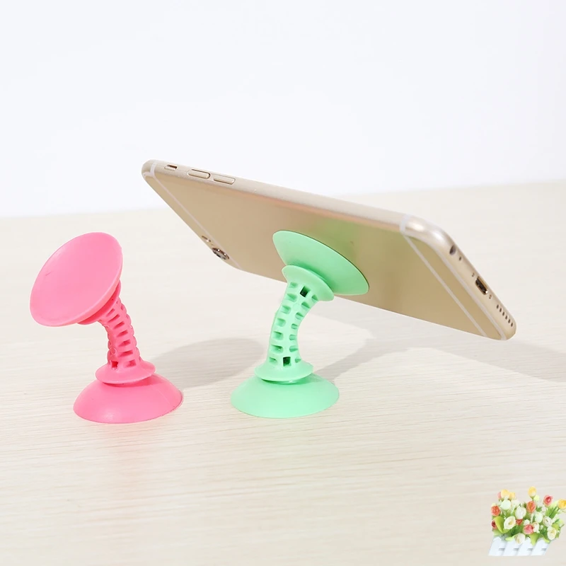 1 шт. цветные силиконовые присоски подставка для мобильного телефона