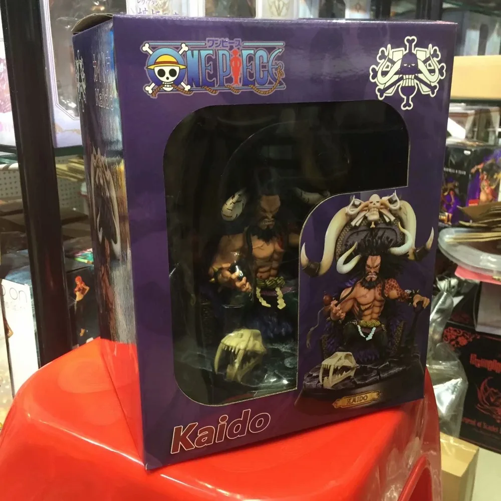 

One Piece New World Four Emperors Kaido Four Emperors 23cm PVC Action Figure Model Doll Toys New year's gifts