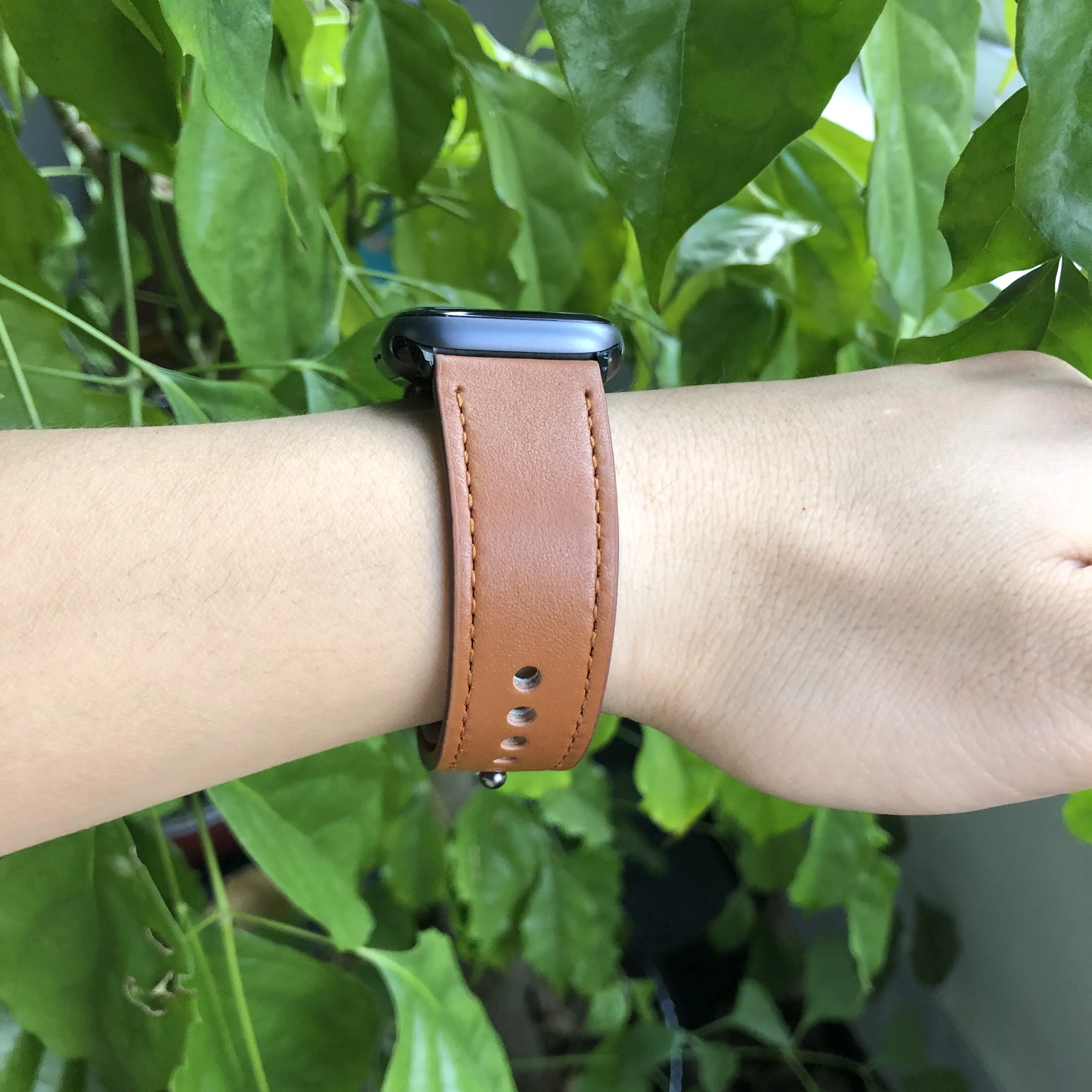 Ремешок из натуральной кожи для Apple Watch 44 мм 40 мм 42 мм 38 мм ремешок для спортивных часов браслет для iwtach series 5 4 3 2 1 Аксессуары для браслетов