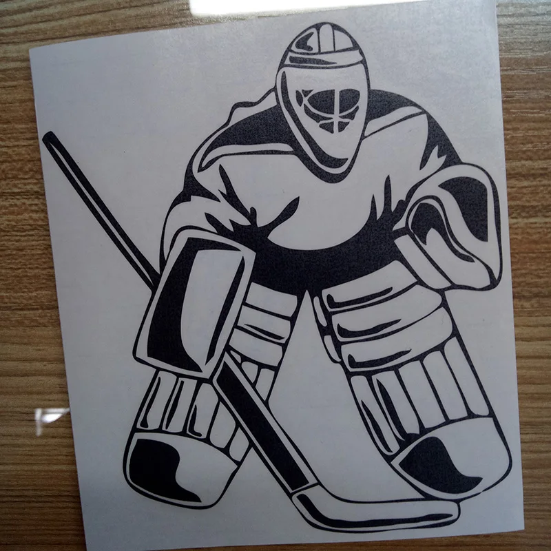 Serious Hockey Goalie Car Stickers Vinyl Sticker Handsome And Cool Motorcycle SUVs Bumper Laptop Styling | Автомобили и мотоциклы