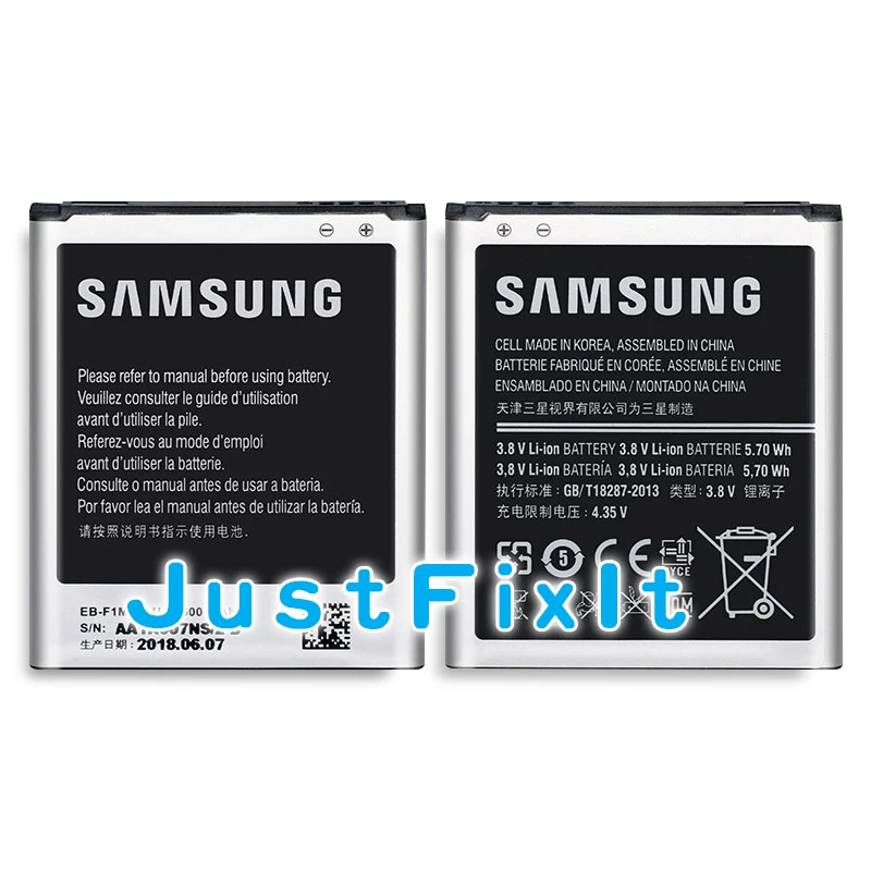 Оригинальная сменная батарея для samsung Galaxy S3 Mini i8160 i8200 i8190 S7562 G313 EB-F1M7FLU 1500 мАч |