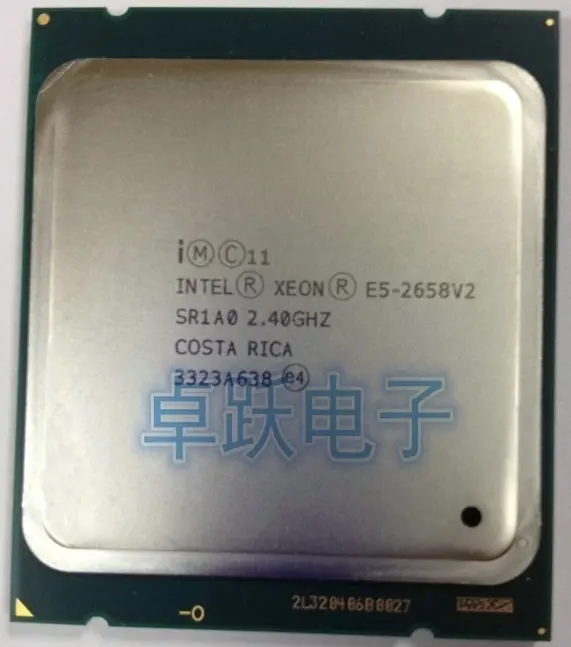 Оригинальный процессор Intel Xeon E5 2658V2 V2 SR1A0 2 40 ГГц 10 ядерный 25 Мб LGA2011 бесплатная