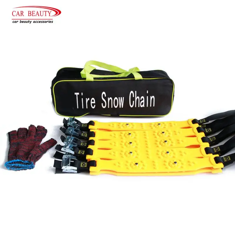 10 шт./компл. термополиуретановые цепи для снега зимы с сумкой хранения и