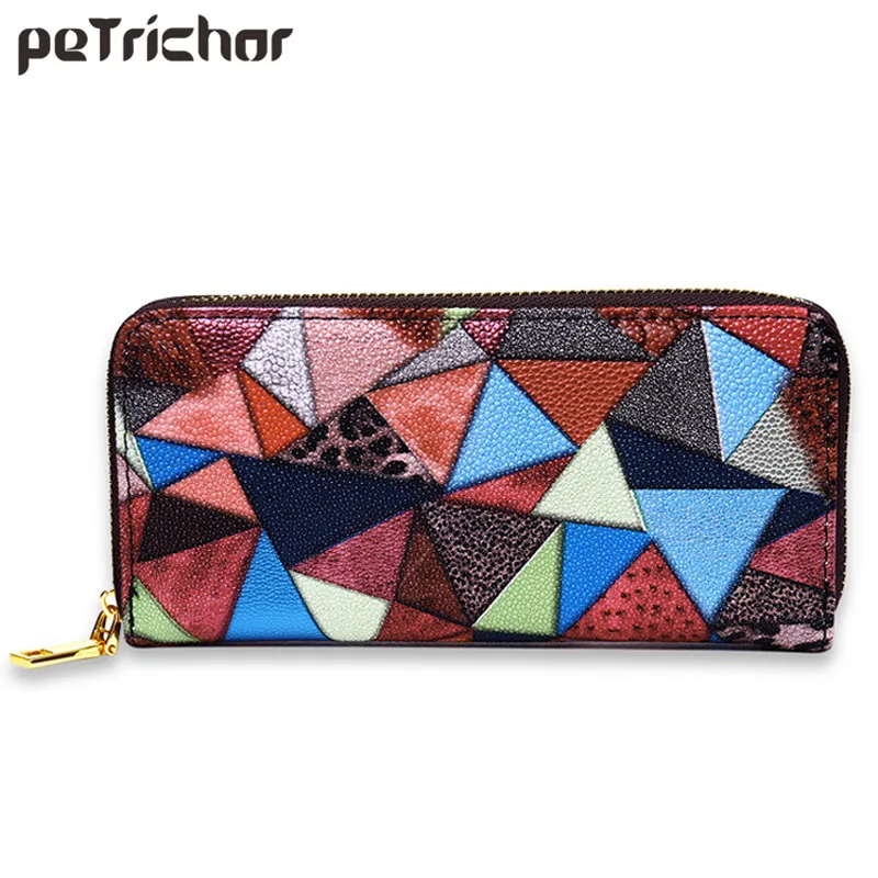 Новый стиль Женский Длинный кошелек на молнии брендовый дизайнерский в стиле
