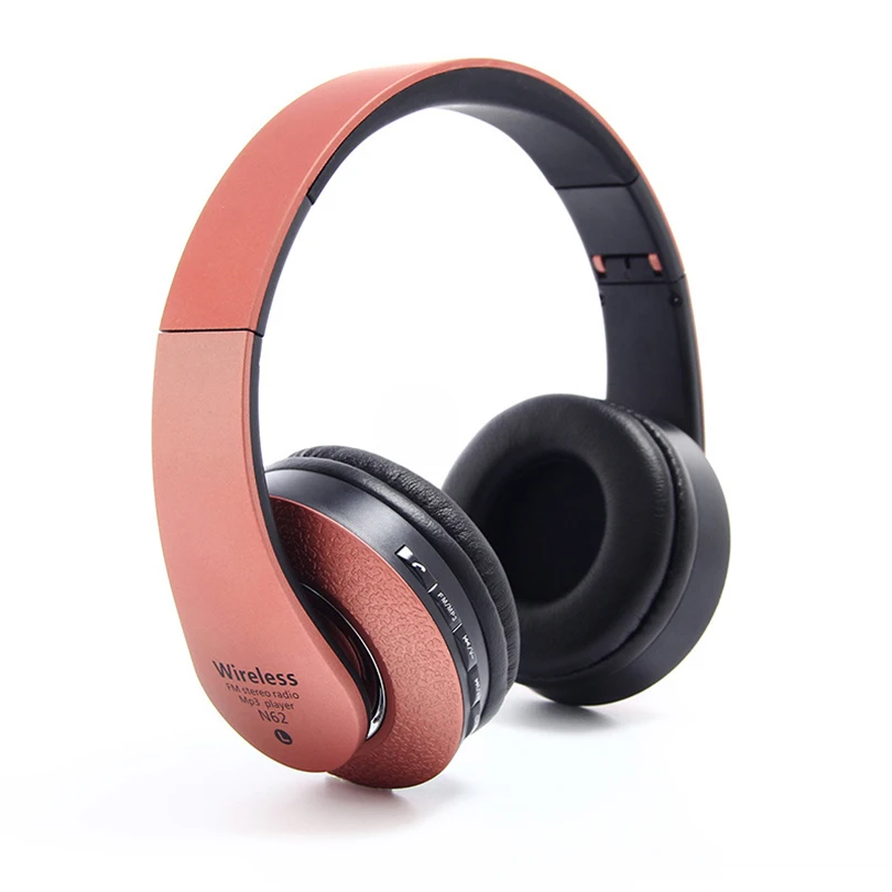 Aibesser best over ear bluetooth headphones simple design stereo HiFi FM radio 3.5mm AUX cordless earphone for game | Электроника
