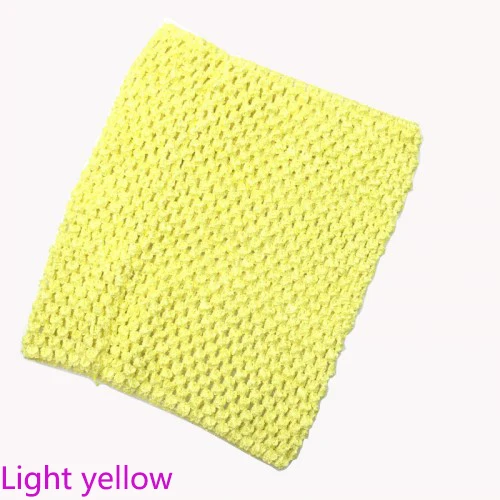 Yellow 20x23 см вязаные топы-пачки для малышей, топы-пачки для душа, эластичные топы-пачки на груди, одежда для шитья, трикотажная ткань, подарки для детей на день рождения - Цвет: Yellow