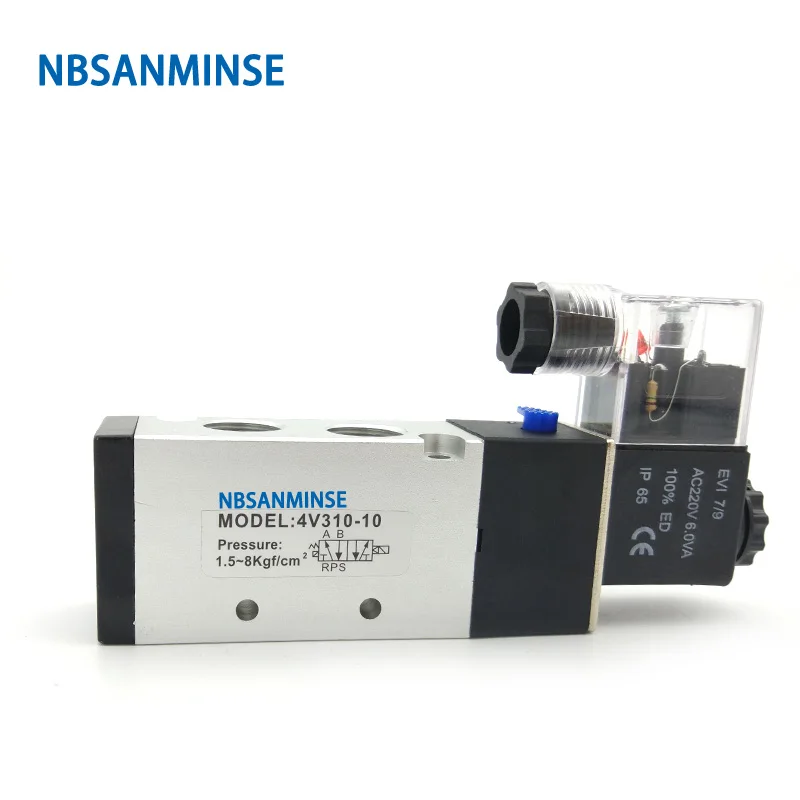 4V310 4V320 4V330 Air Solenoid Valve G1/4 G3/8 Electromagnetic AirTac Type Pneumatic NBSANMINSE | Обустройство дома