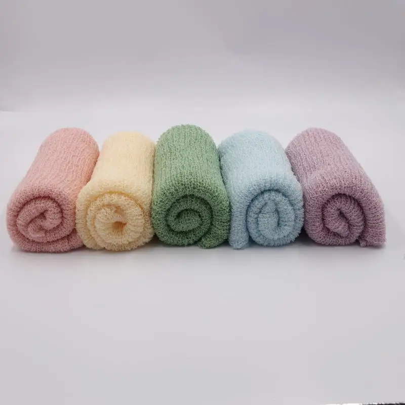 

30pcs/lot Stretch Knit Wrap Newborn Photography Props Strech Swaddle Nubble Wrap Rayon Wraps Maternity Scarf Women Shawl