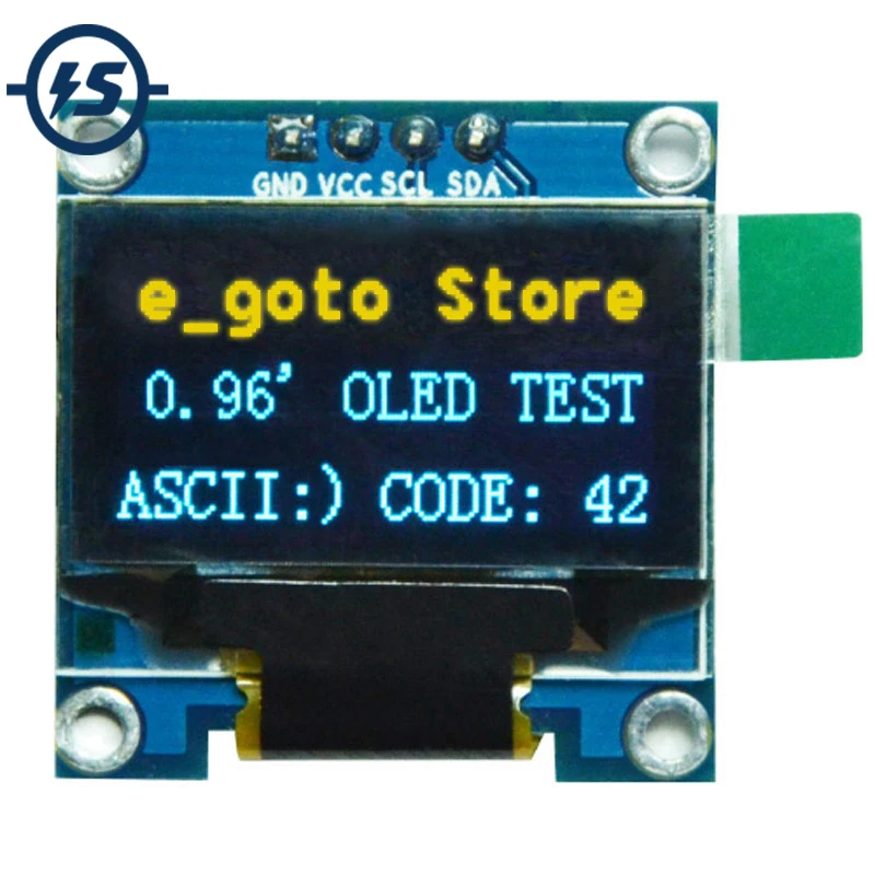 Последовательный модуль OLED 100 шт./лот 0 96 дюйма IIC 128X64 I2C SSD1306 ЖК плата GND VCC SCL SDA Oled