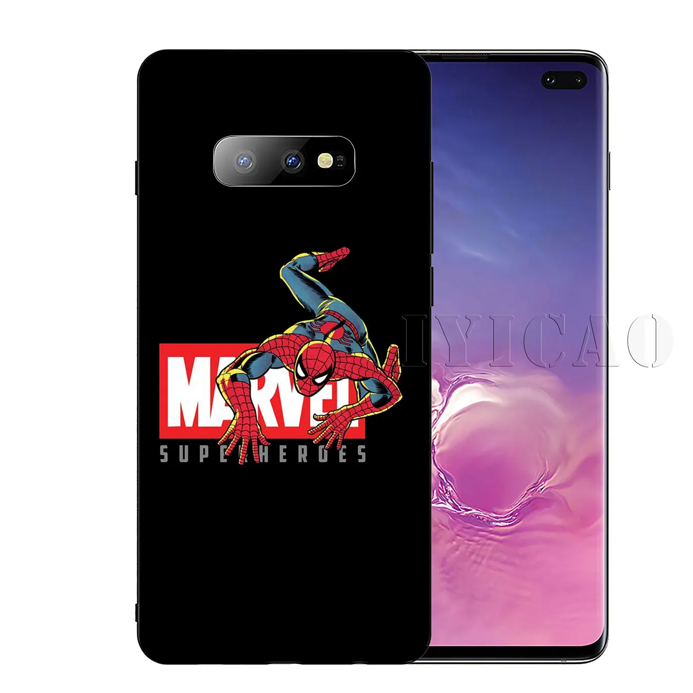 IYICAO Marvel Мстители Мягкий силиконовый чехол для телефона Samsung Galaxy S20 Ultra S10 Lite S9 S8 Plus S6