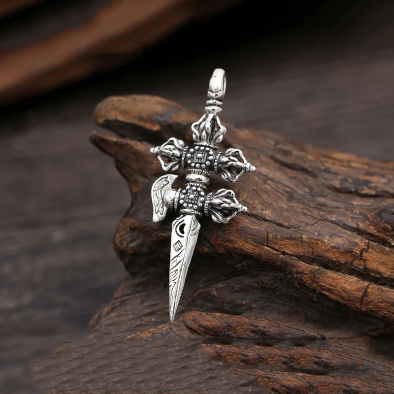 Мужское ожерелье с кулоном из настоящего тайского серебра 925 пробы подарок для