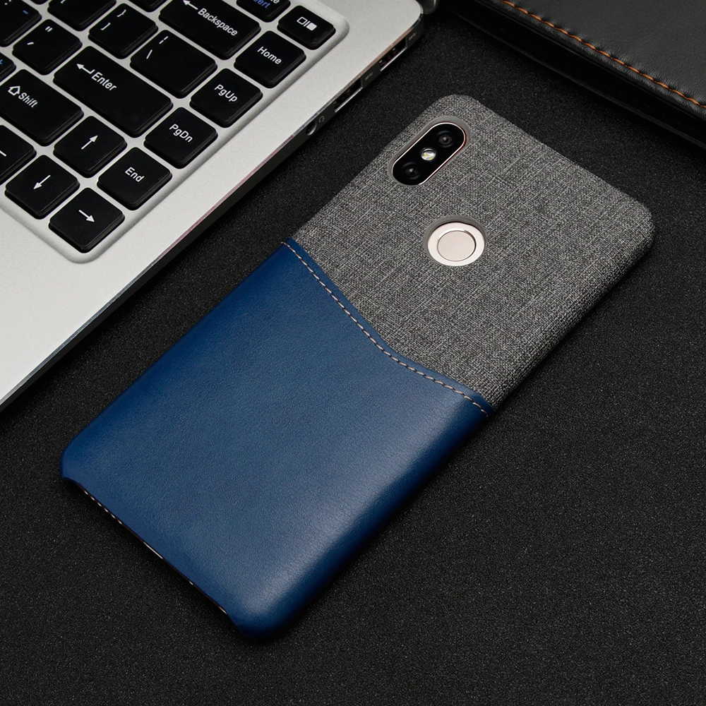 Чехол Suntaiho для xiaomi redmi note 5 pro redmi 5 plus чехол из искусственной кожи+ холщовая задняя крышка для xiaomi 8 SE чехол для xiaomi 5X 6X чехол