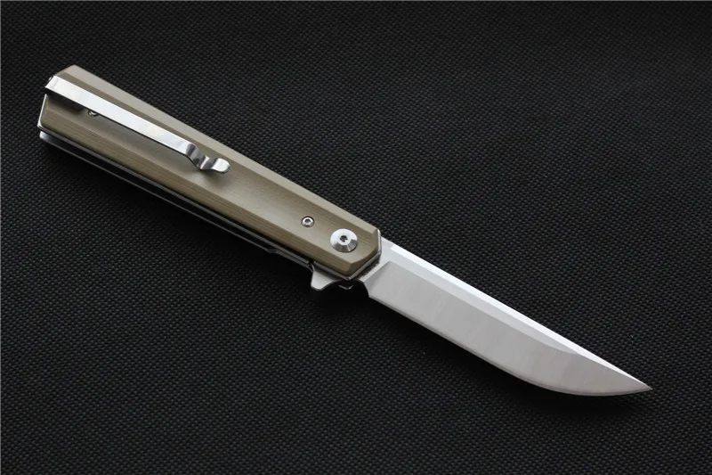 MK 9Cr18MoV 59hrc складной нож G10 Ручка острый карманный Кемпинг Охота охотничий