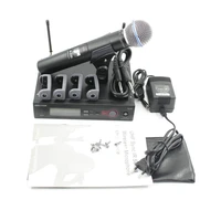 ship russia slx24 slx beta58 uhf wireless microphone system professional single handheld wireless mic for stage karaoke dj