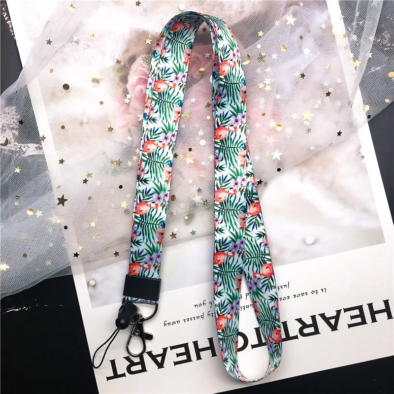 Весенние цветочные ремешки для ключей ID карты тренажерного зала мобильного