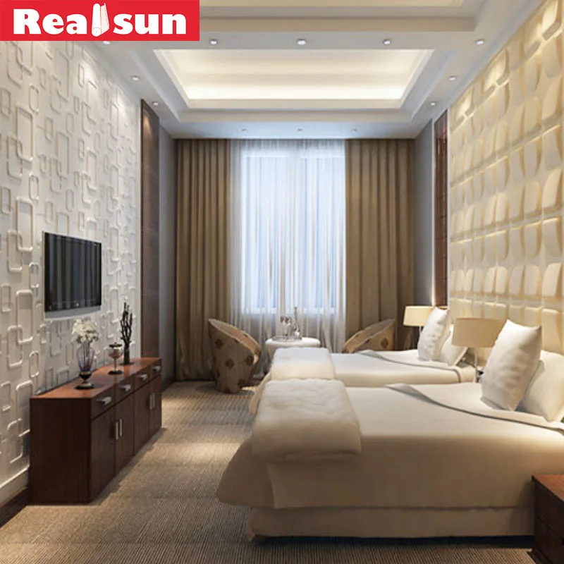 

2018 New 3D Wall Stickers Art Waterproof Eco-friendly PVC Wall Board Home Decoration Accessories Wall Panel