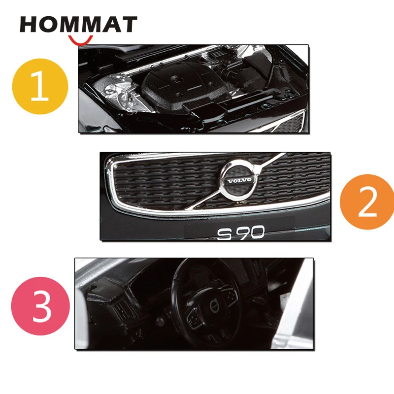 HOMMAT симулятор 1:32 машинки 2019 S90 модель автомобиля Diecasts & Toy транспортные средства