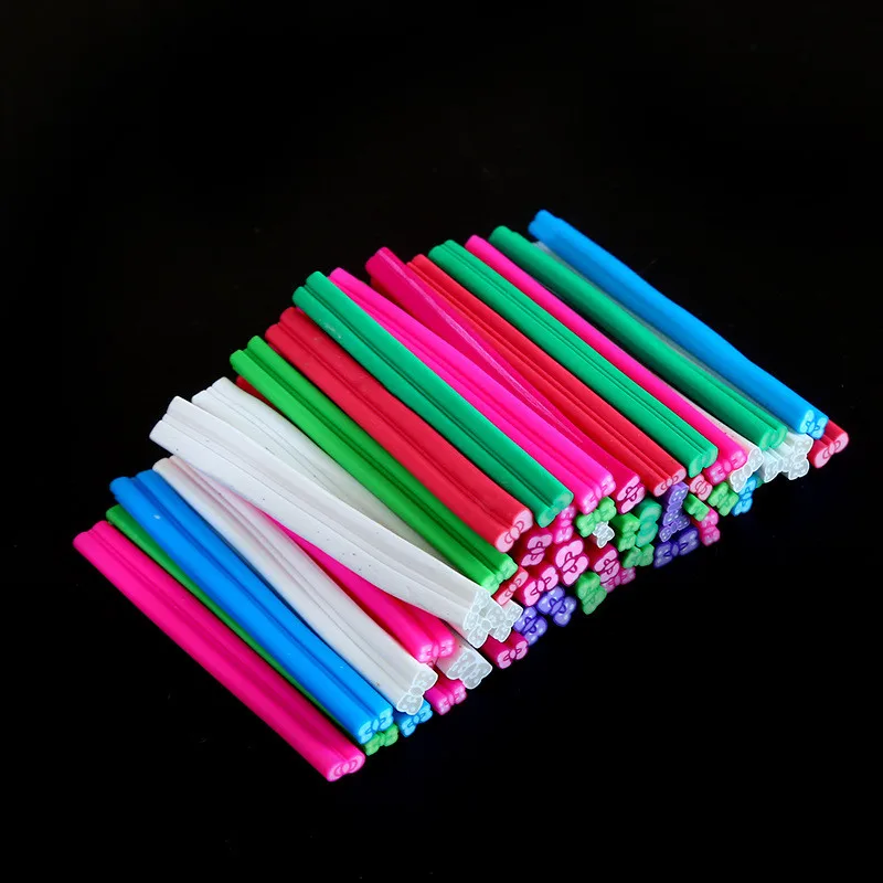 Наклейки для ногтей 50 шт. Мягкая Керамическая трость с бантом 3D украшения нейл