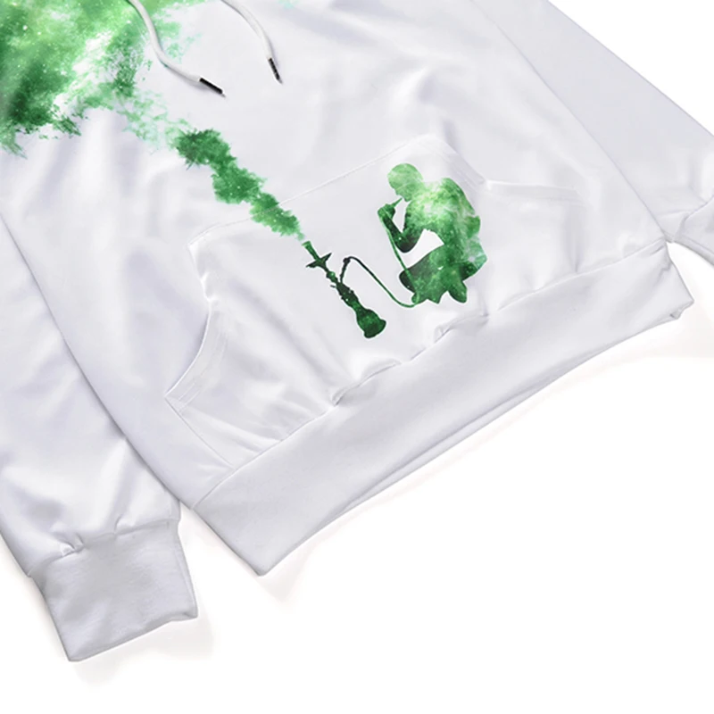 Модная Мужская Уличная толстовка с капюшоном Повседневный пуловер спортивный