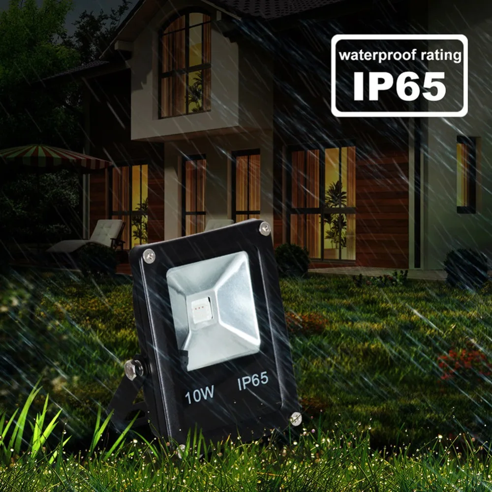 RGB LED 10/20/30/50/100 Вт прожектор Водонепроницаемый IP65 16 цветовых тонов Fexible