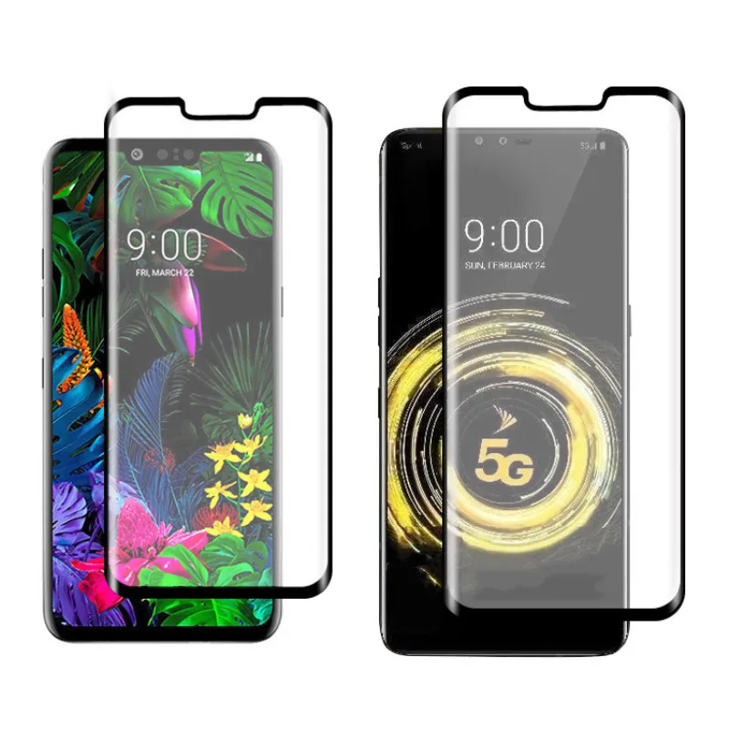 Закаленное 3d стекло с закругленными краями и полным покрытием для LG G8 G8X G8S lmg810eaw