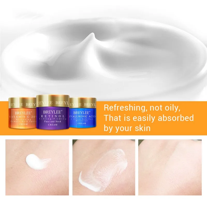 Retinol крем для лица с гиалуроновой кислотой Увлажняющий дневной против морщин