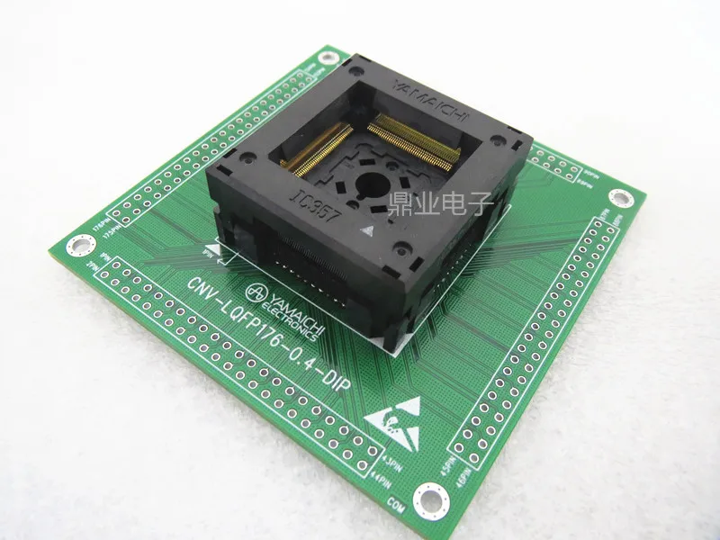 LQFP176 QFP176 TQFP176 IC357 1764 интервал 0 4 мм 176 булавки burn в гнездо золотое покрытие IC Тесты ing