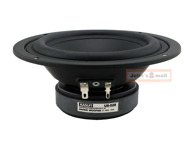 KASUN US528 5,5 дюймов HiFi mid динамик Номинальная мощность 100 Вт 6 Ом диаметр 147 мм 2 шт./лот