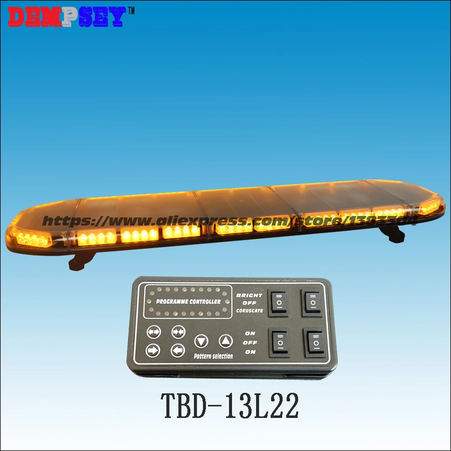 TBD-13L25 High quality LED Super bright lightbar,Blue&Red emergency light,Car Roof Flashing warning light