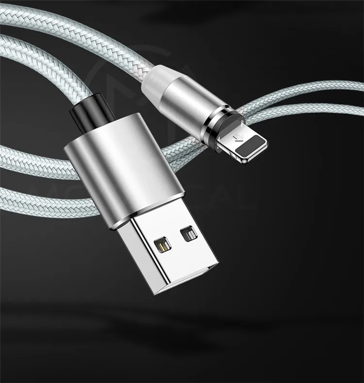 MOOJECAL светодиодный кабель Micro USB для быстрой зарядки, магнитный кабель для Android, samsung, Xiaomi, зарядное устройство для мобильного телефона, магнитный шнур для зарядки USB