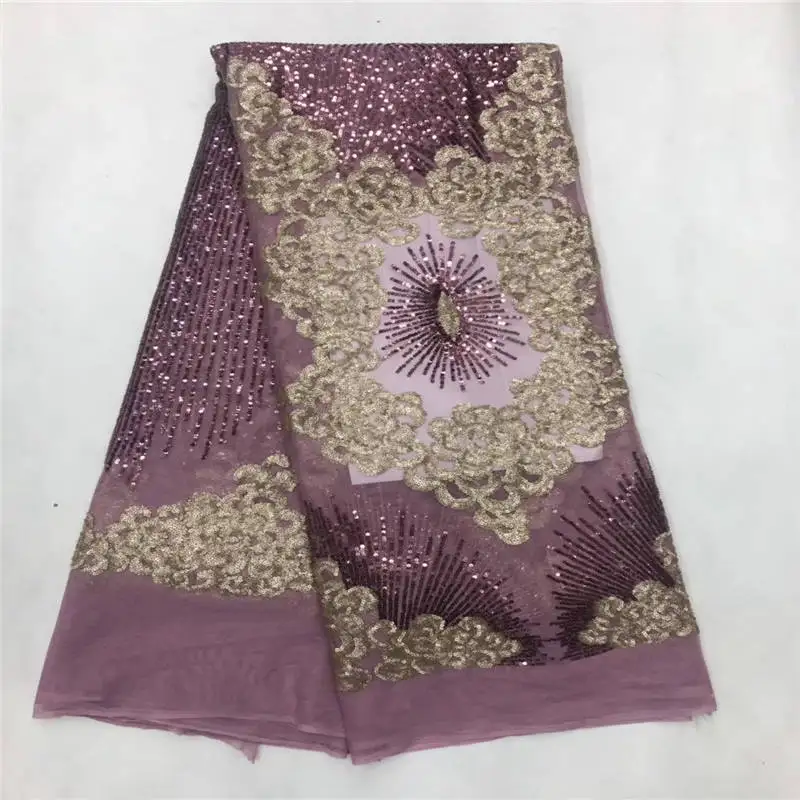 2019 новый дизайн французский нигерийские кружева ткани высокого качества Тюль