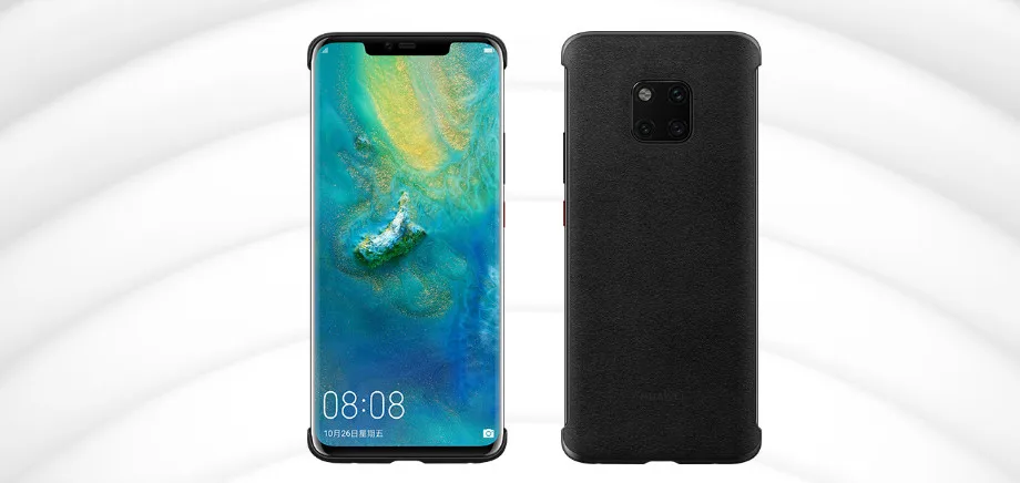 Официальный HUAWEI mate 20 mate 20 Pro Чехол Обложка на заднюю панель из искусственной кожи защитный чехол для mate 20 mate 20Pro чехол