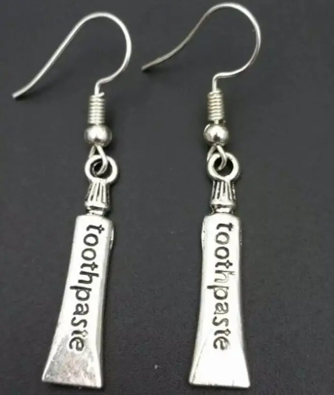 Dental hygienist Mixed floss /toothbrush /toothpaste/Tooth Fairy &amp Tooth Charms Dangle Earrings For Women Jewelry Gifts | Украшения и