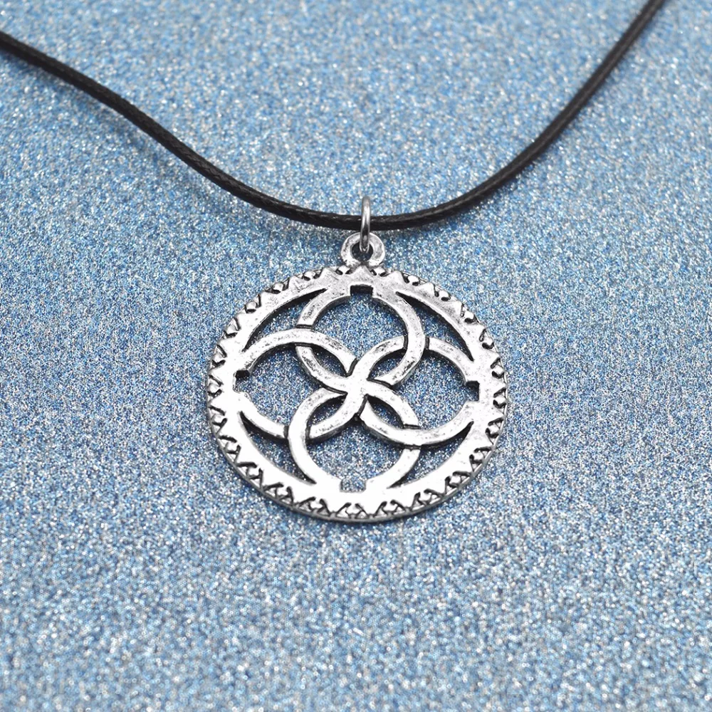 Kinitial старинный славянский круг магические подвески ожерелье s Soul God Runes круговые