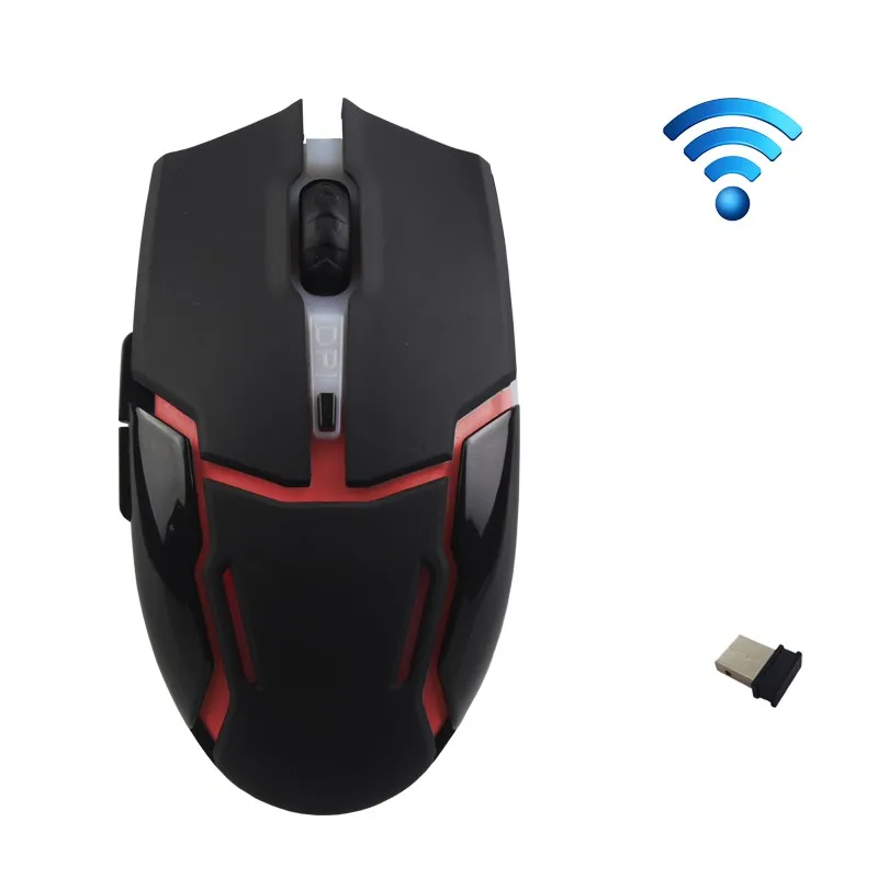 Мышь Беспроводной игровой профессиональная мышь gamer 6 и пуговицы 1200 1600 2400 Точек на
