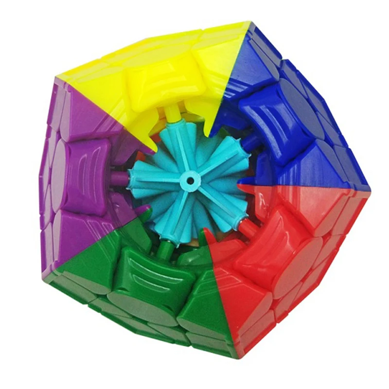 Yuxin маленький волшебный Wumofang Megamin Cube V2 без наклеек Zhisheng Magico Cubo забавные игрушки для детей