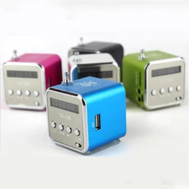 Мини радиоприемник с USB портативные колонки Fm радио цифровой для ПК телефона MP3