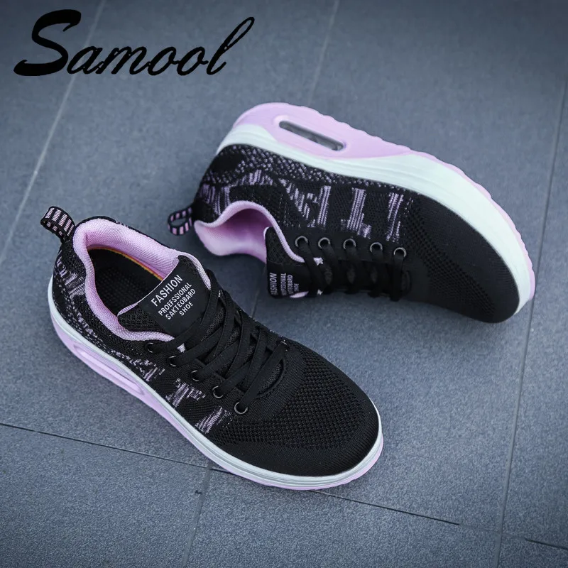 Бренд Обувь с дышащей сеткой женская повседневная обувь вулканизируют женские