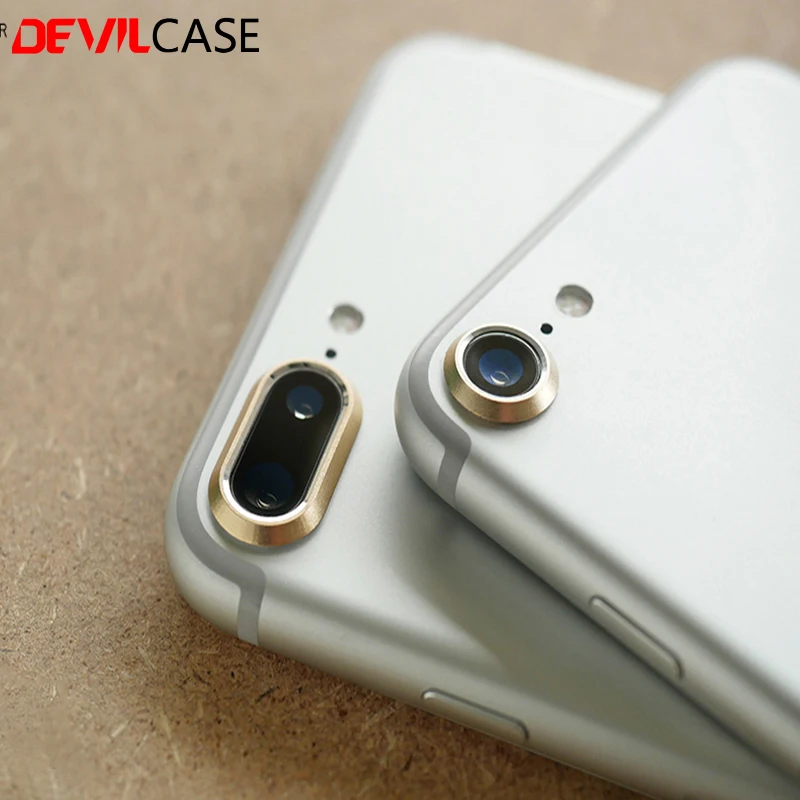 2 шт./лот DEVILCASE для iPhone 7 Plus и 8 Защитная пленка объектива из алюминиевого сплава
